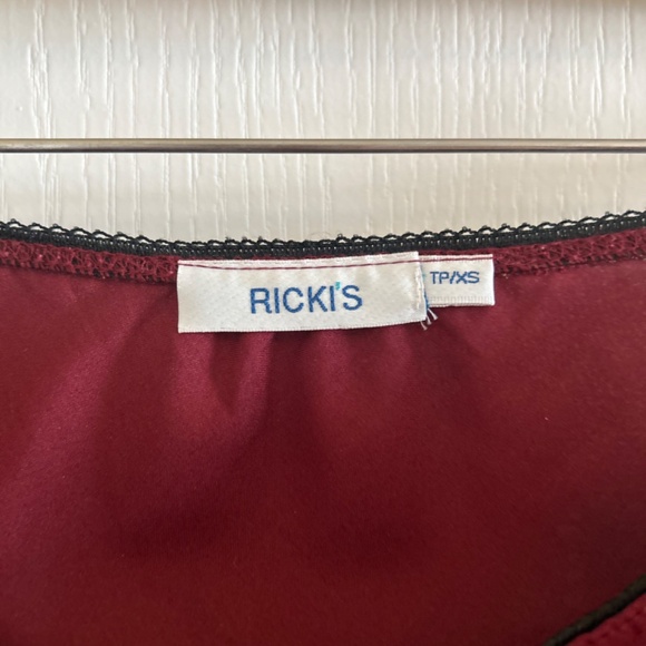 Rickis size XS red floral skirt - Picture 5 of 6